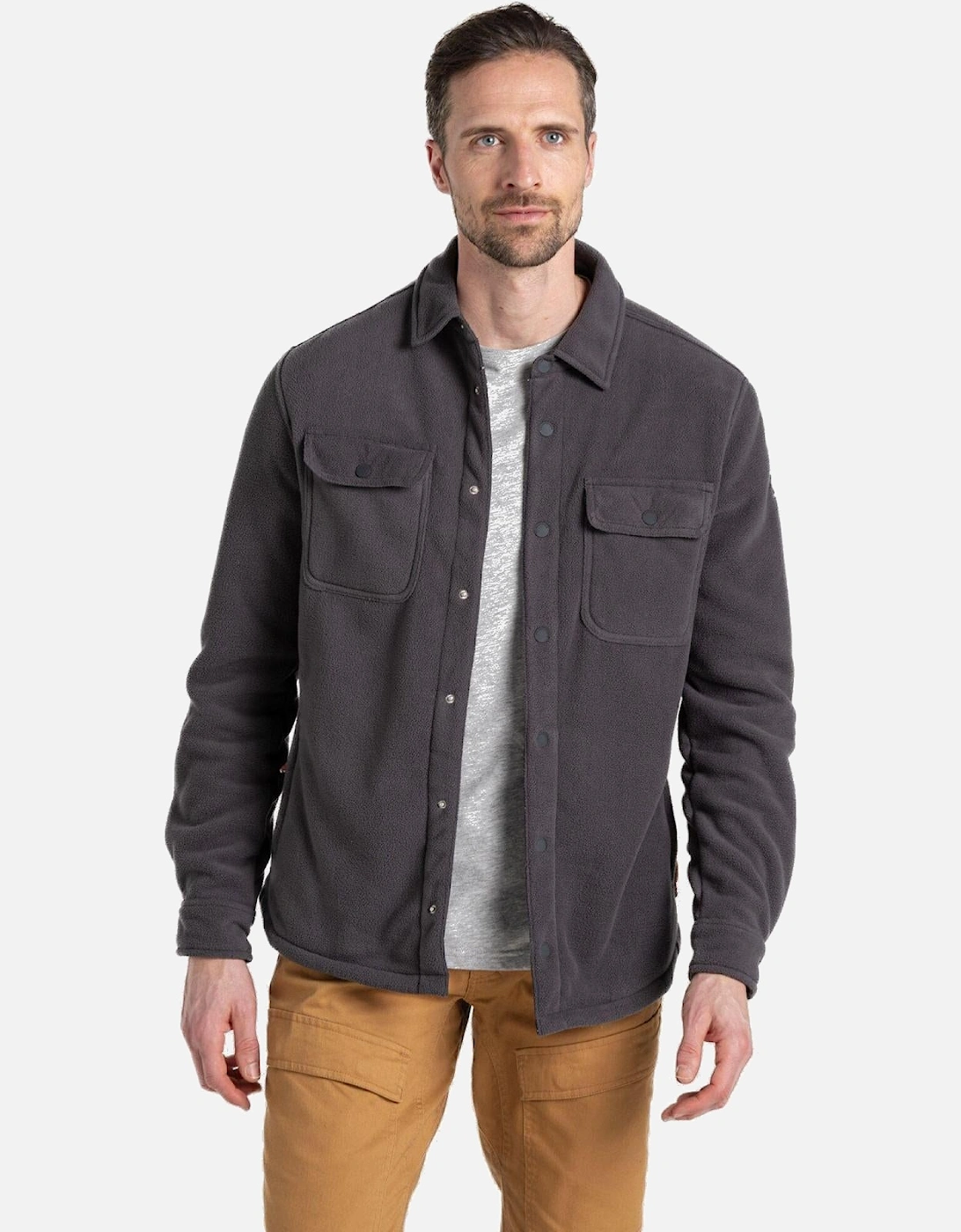 Mens Craggy Button Front Jacket, 2 of 1