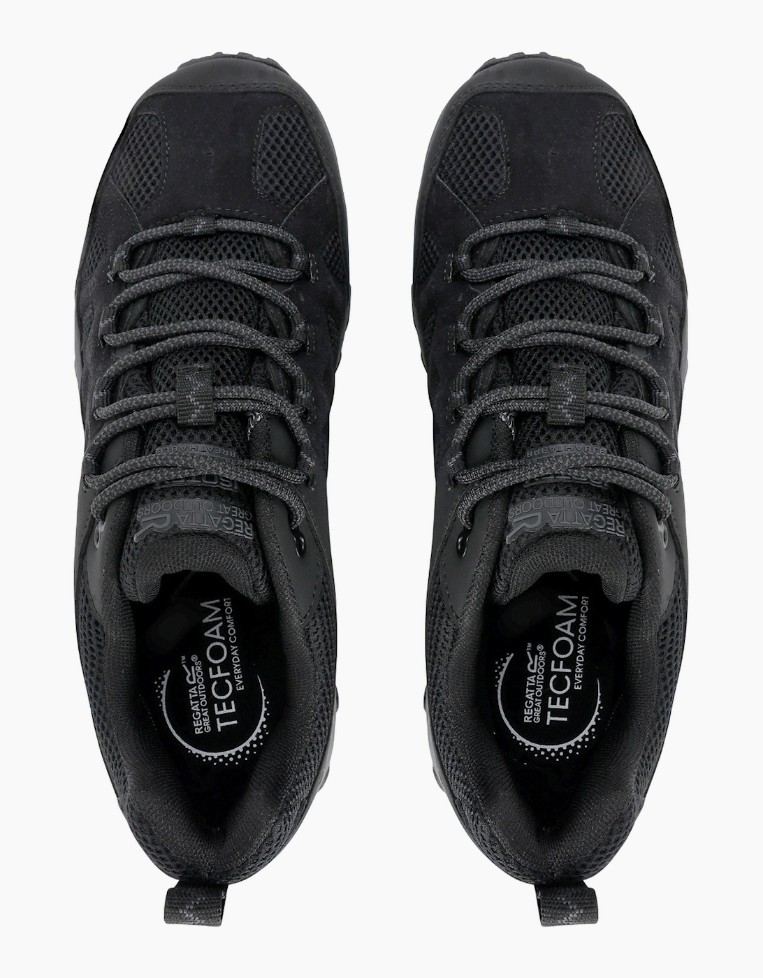 Regatta Men's Black Edgepoint Iv Low Walking Shoes - Size: 6 Uk