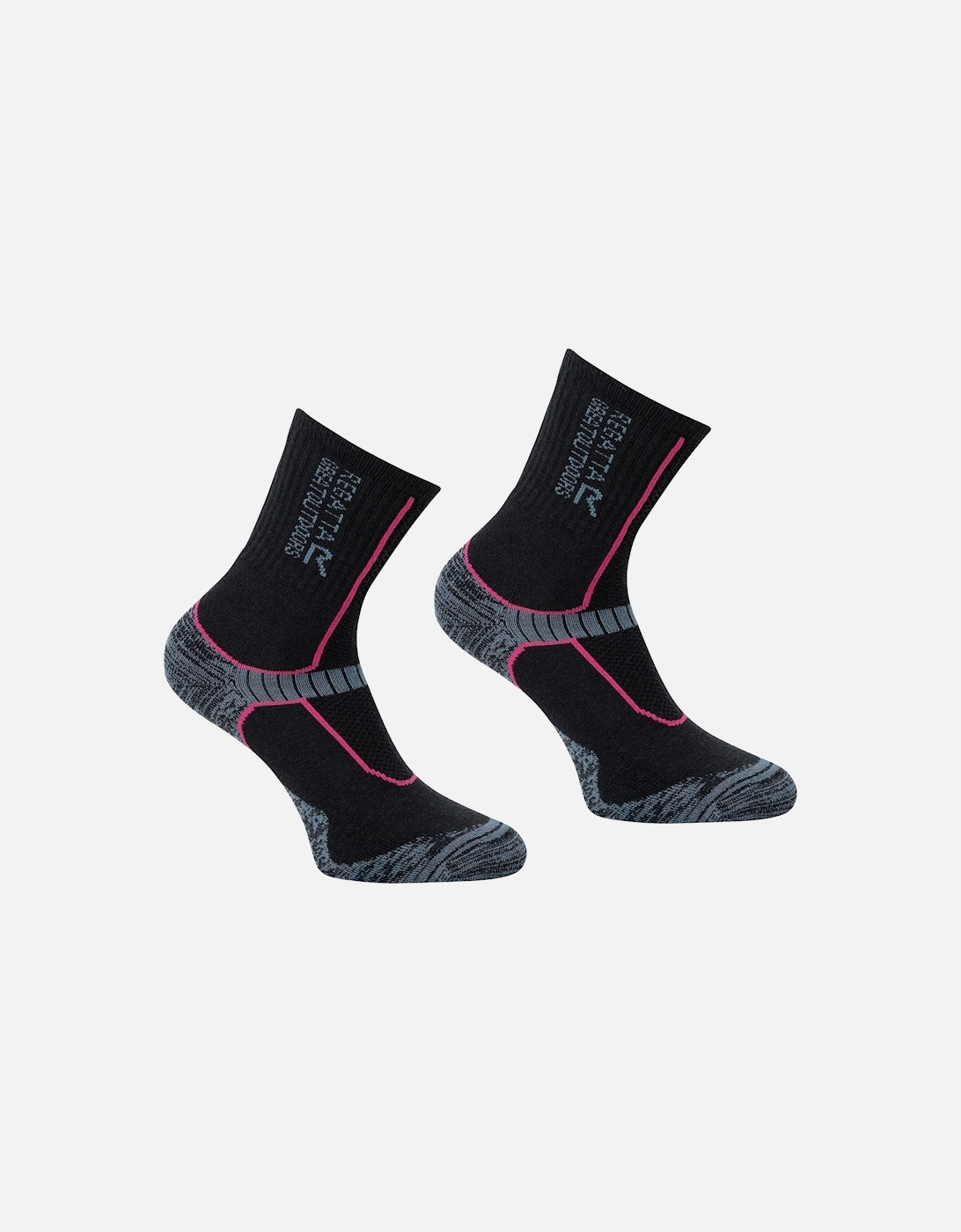 Womens/Ladies Merino Wool Hiking Crew Socks, 5 of 4