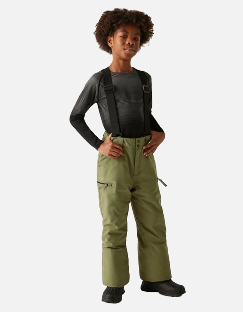 Childrens/Kids Pow II Waterproof Ski Trousers