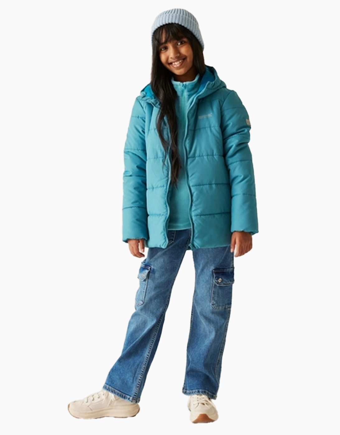 Regatta Unisex Green Childrens/ Halkner Padded Jacket  7 Years/8 Years Size 7-8 Years Kids