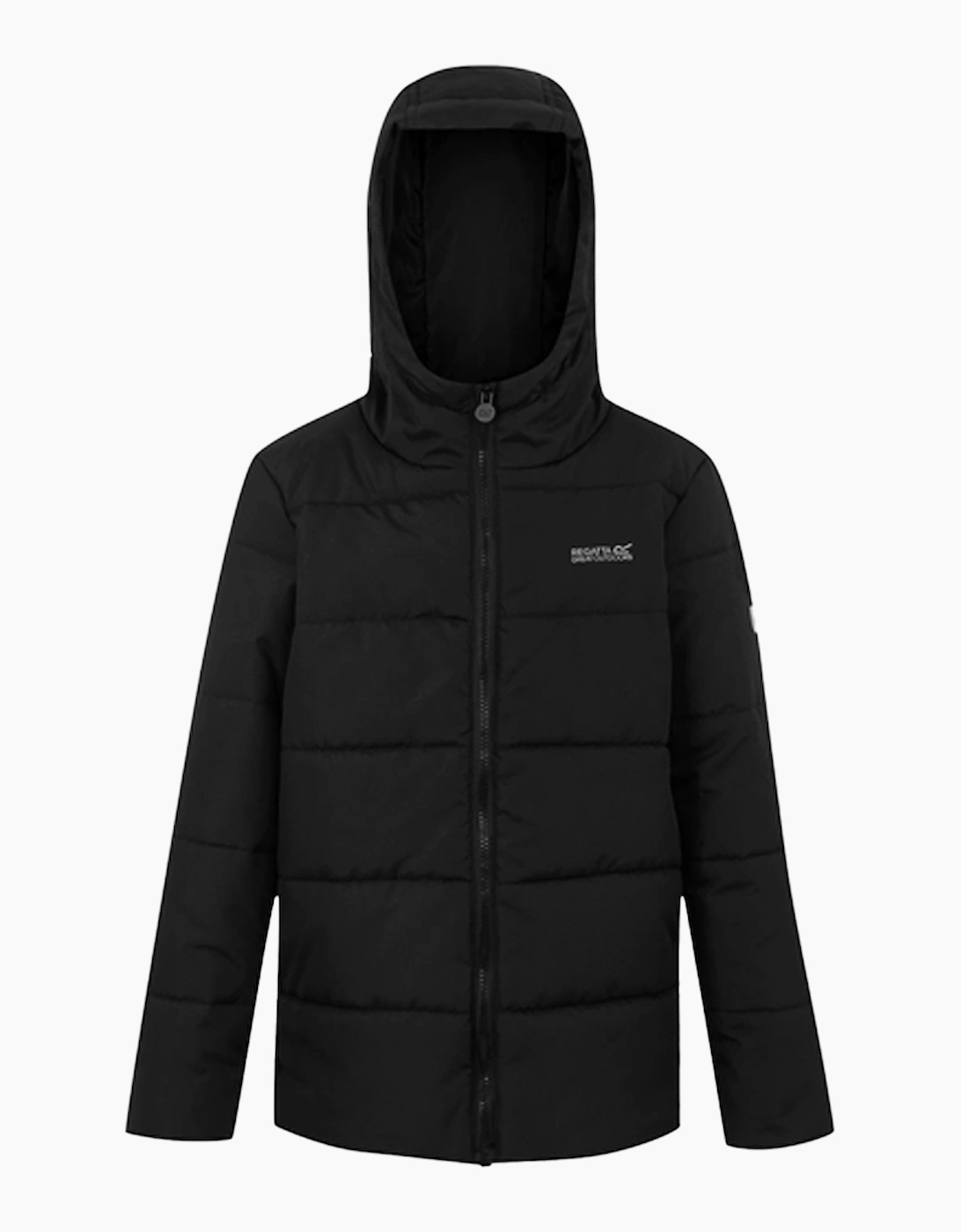 Regatta Unisex Black Childrens/ Halkner Padded Jacket  7 Years/8 Years Size 7-8 Years Kids