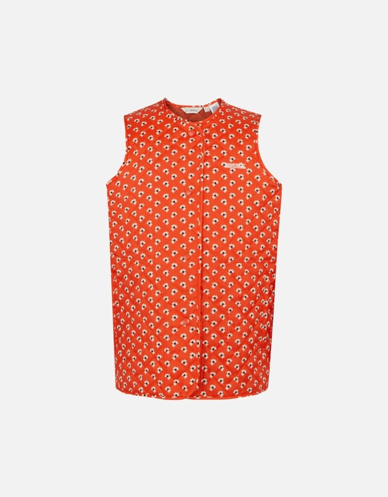 Professional Womens/Ladies Orla Kiely Floral Quilted Gilet