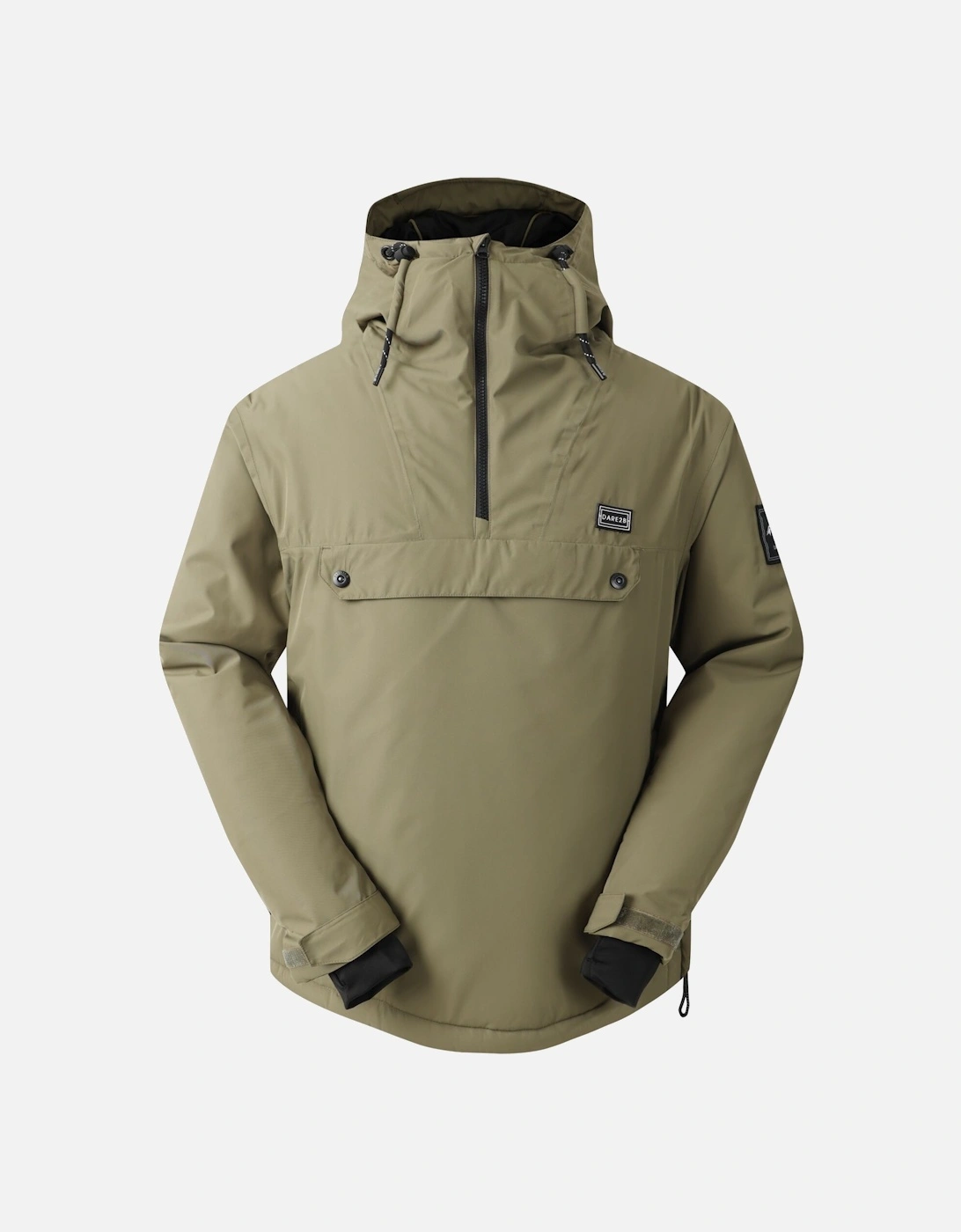 Mens Freeride II Colour Block Overhead Ski Jacket, 6 of 5