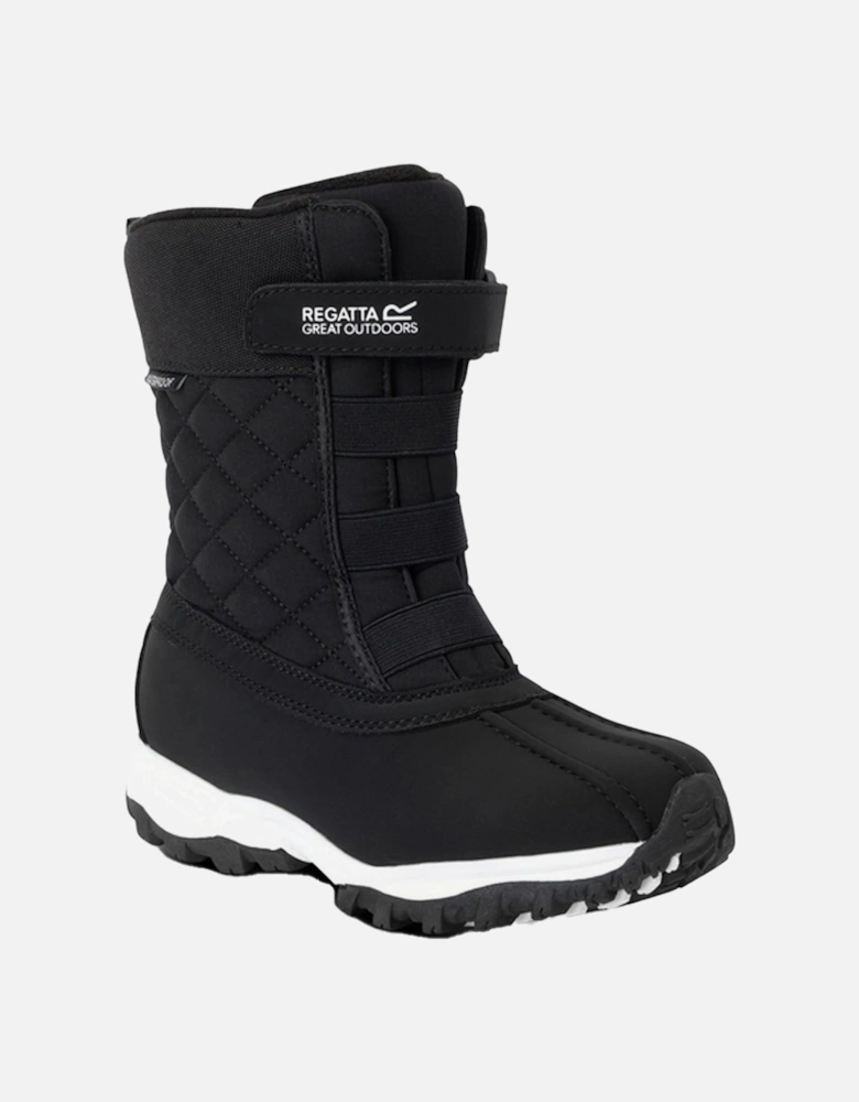 Childrens/Kids Leather Snow Boots