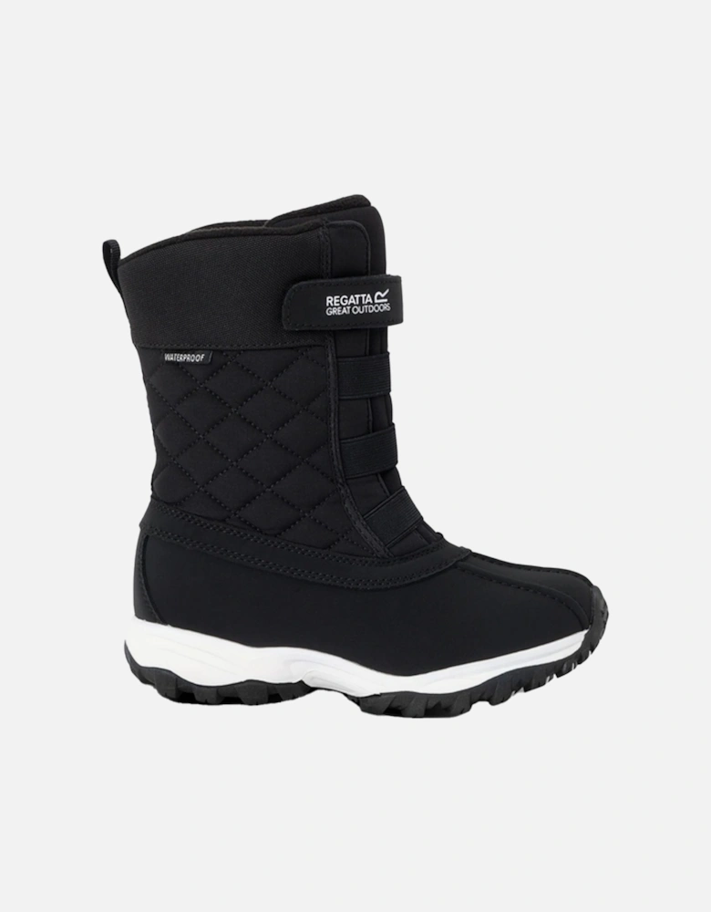 Childrens/Kids Leather Snow Boots