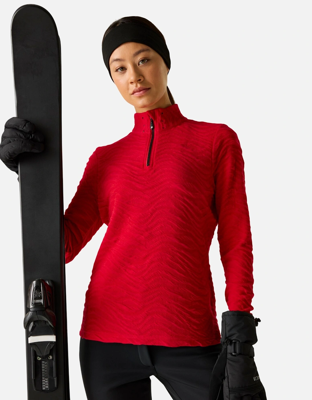 Womens/Ladies Glamourize III Quilted Quarter Zip Midlayer