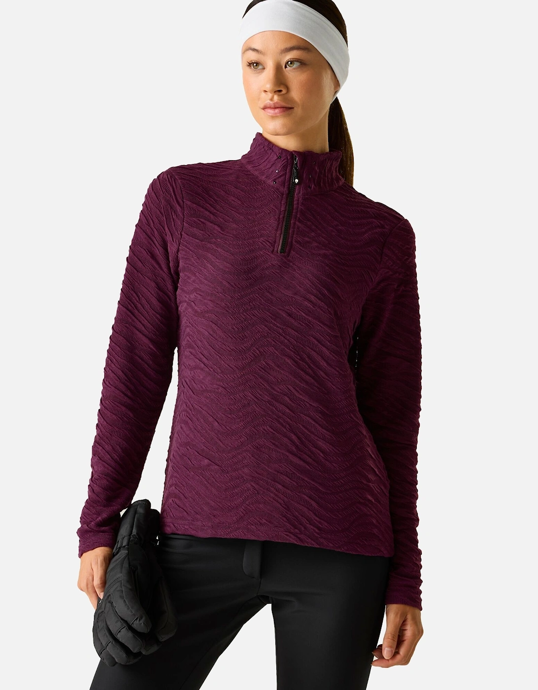 Womens/Ladies Glamourize III Quilted Quarter Zip Midlayer