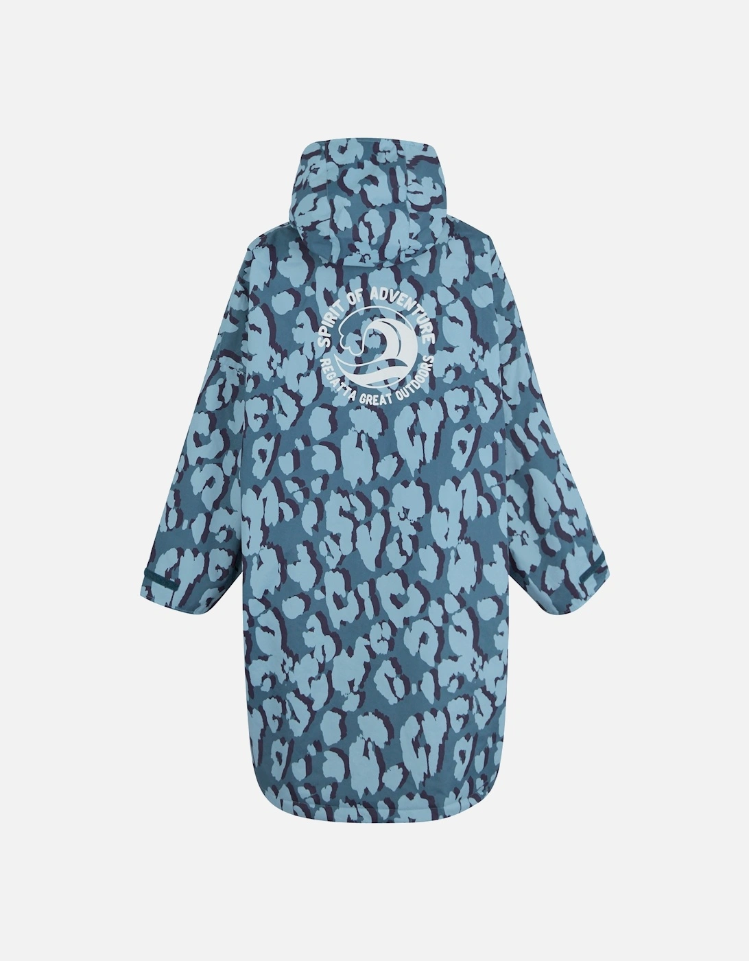 Childrens/Kids Leopard Print Waterproof Changing Robe