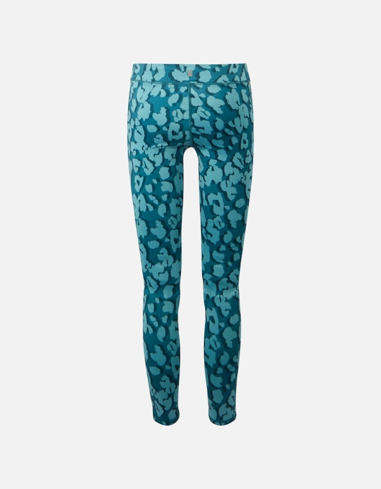 Girls Barlia Leopard Print Winter Leggings