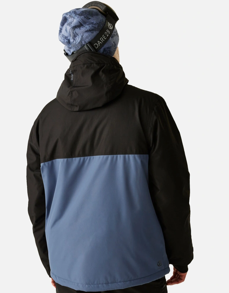 Mens Freeride II Colour Block Overhead Ski Jacket