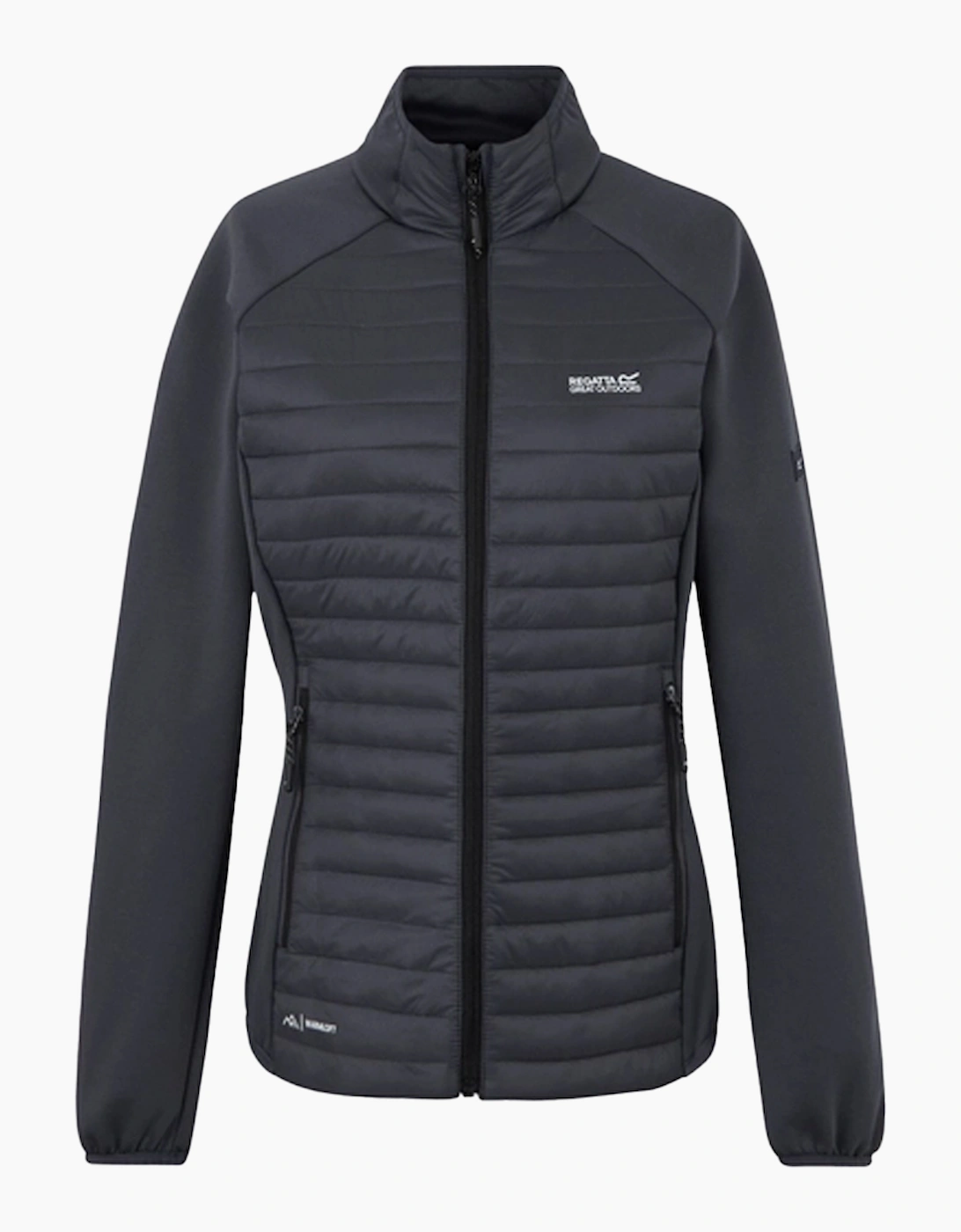 Regatta Women's Grey / Clumber Hybrid Jacket - Size: 18