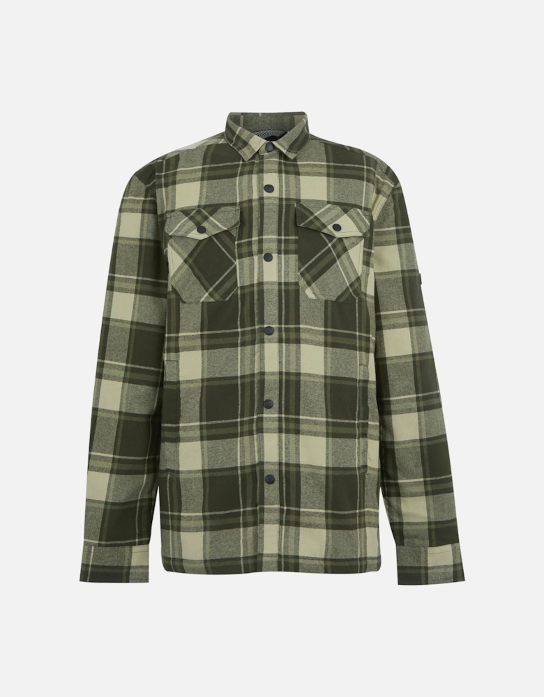 Mens Spennith Checked Shirt Jacket
