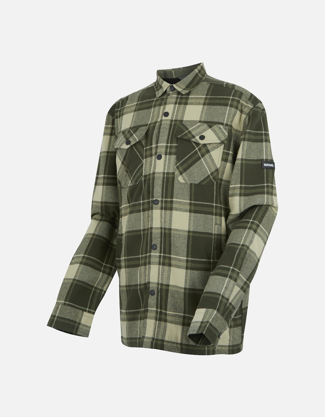 Mens Spennith Checked Shirt Jacket