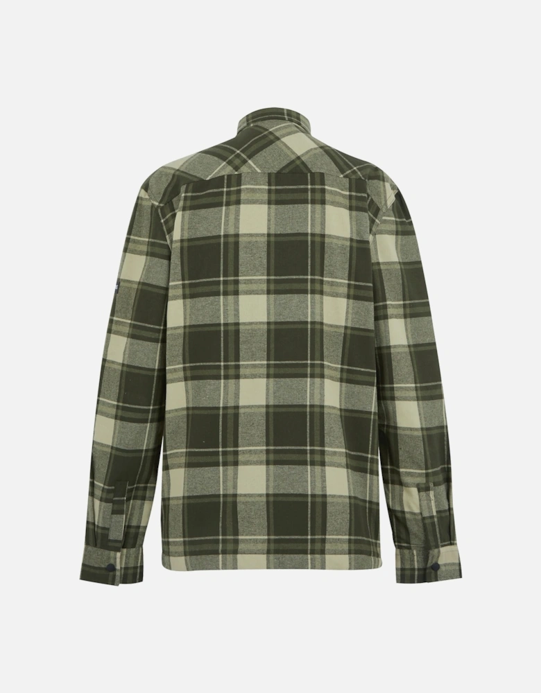 Mens Spennith Checked Shirt Jacket