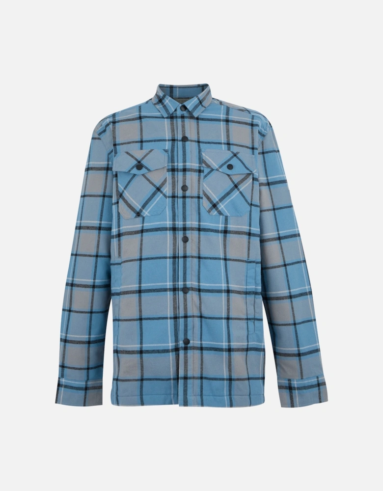 Mens Spennith Checked Shirt Jacket