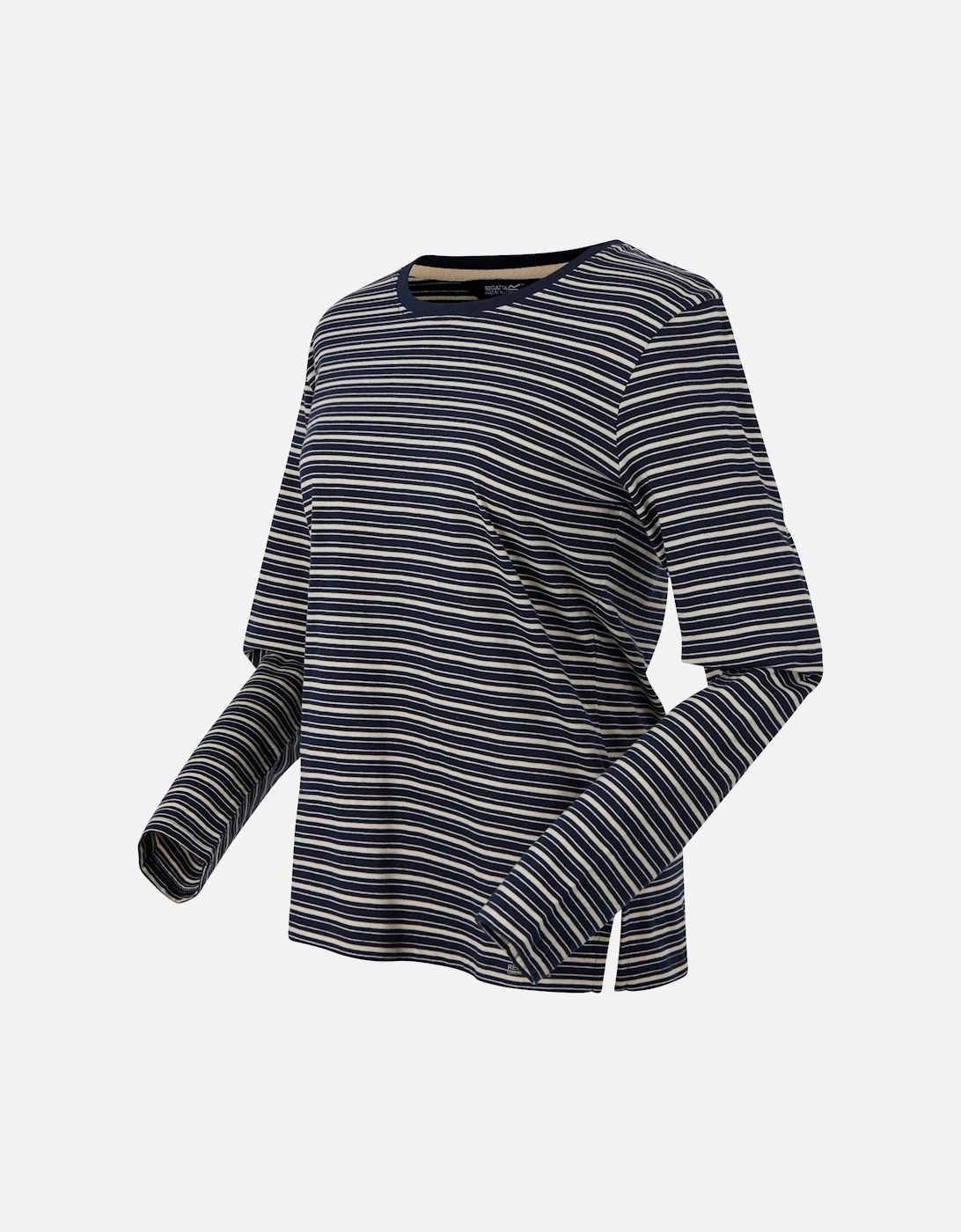 Womens/Ladies Federica Stripe Long-Sleeved T-Shirt