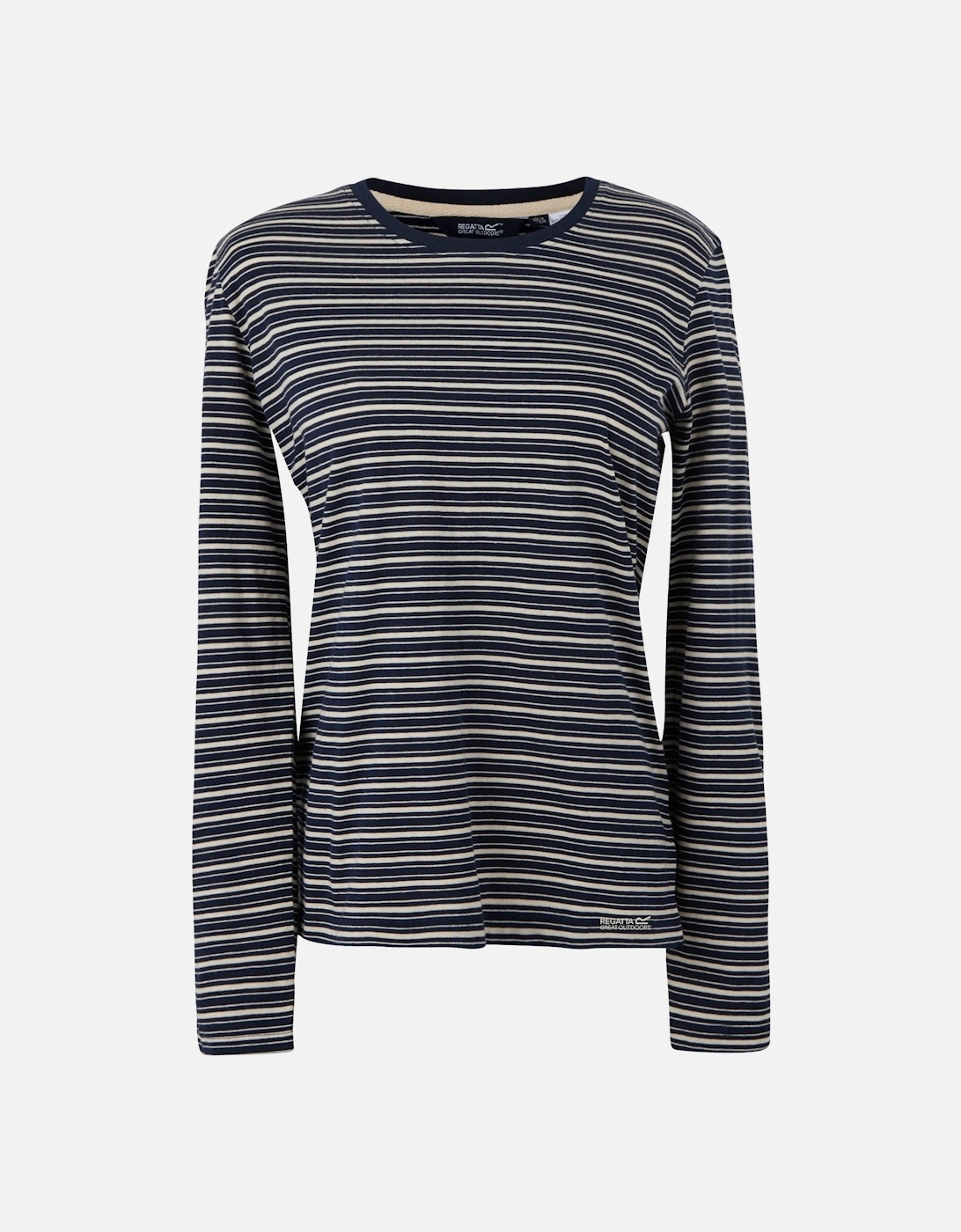 Womens/Ladies Federica Stripe Long-Sleeved T-Shirt