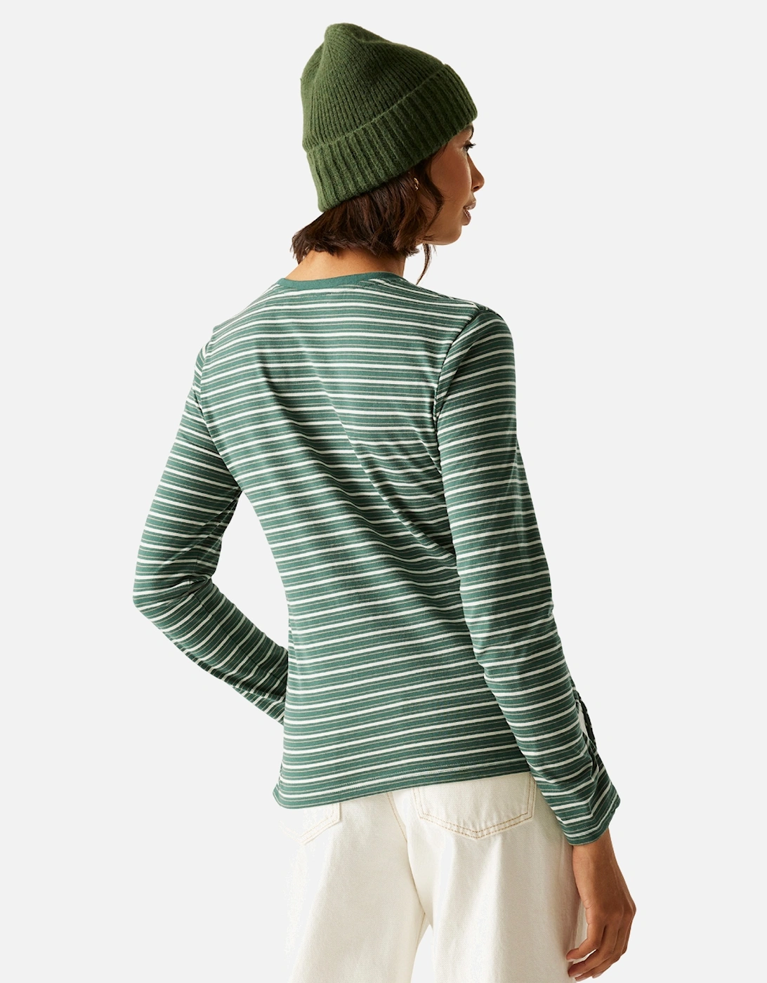 Womens/Ladies Federica Stripe Long-Sleeved T-Shirt