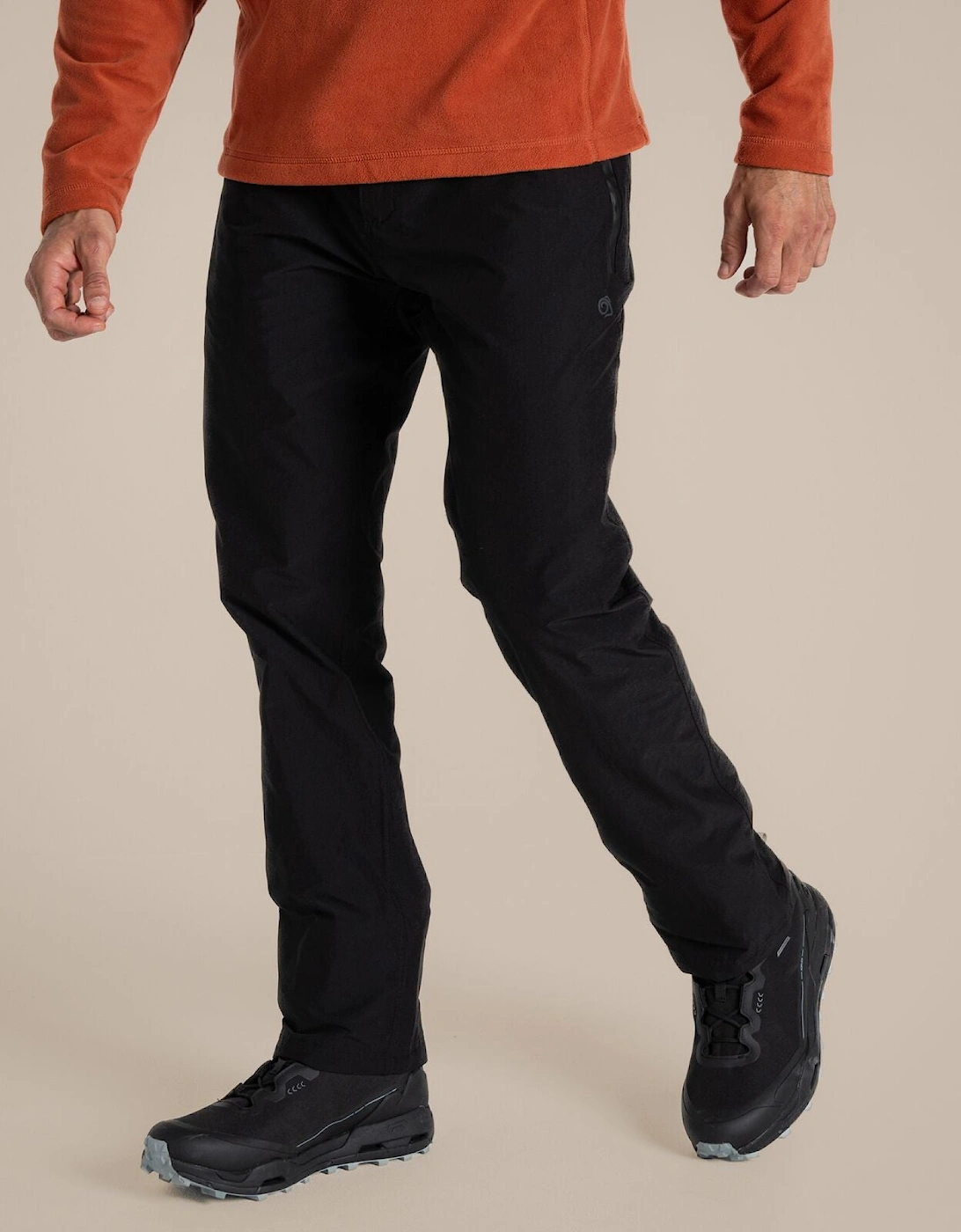 Men's Craghoppers Mens Kiwi Pro II Waterproof Walking Trousers - Black - Size: 30 l