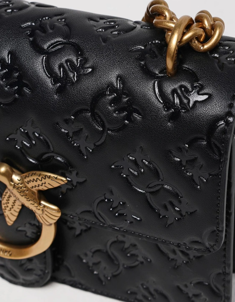 Love Birds Mini Bag Embossed Leather