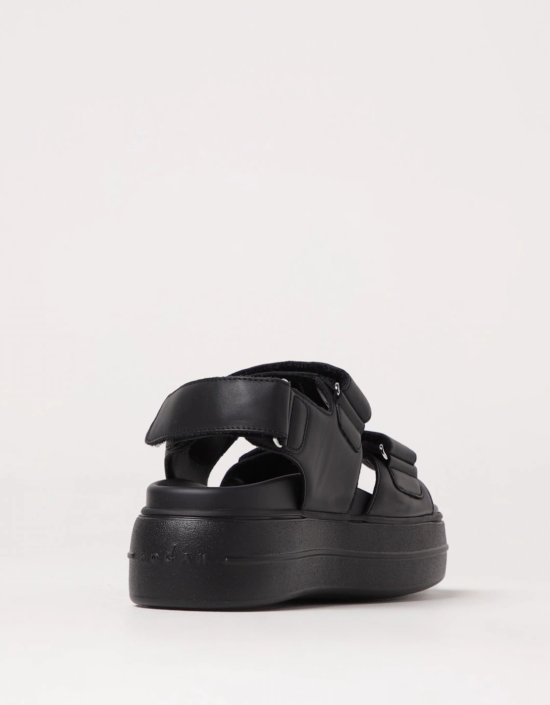 Platform Sandals with Adjustable Hook-and-Loop Straps for Secure Fit