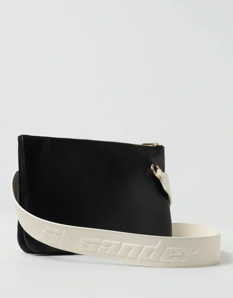 Leather Zip Shoulder Bag