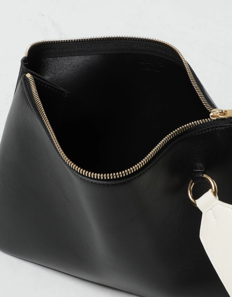 Leather Zip Shoulder Bag