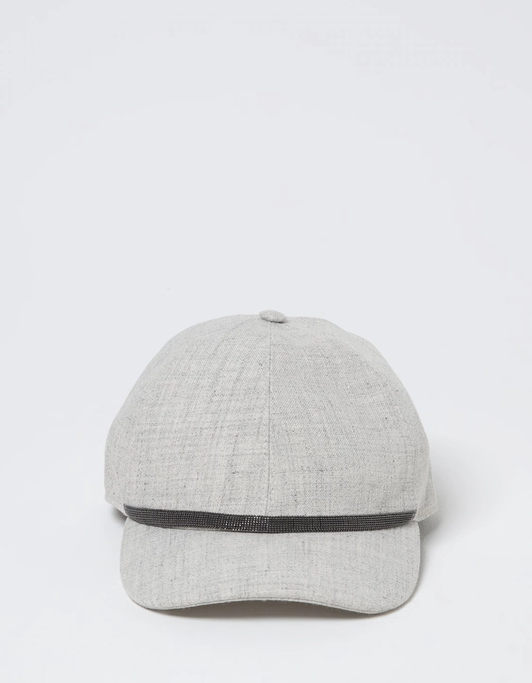 Linen Baseball Cap Beaded Detail, 4 of 3