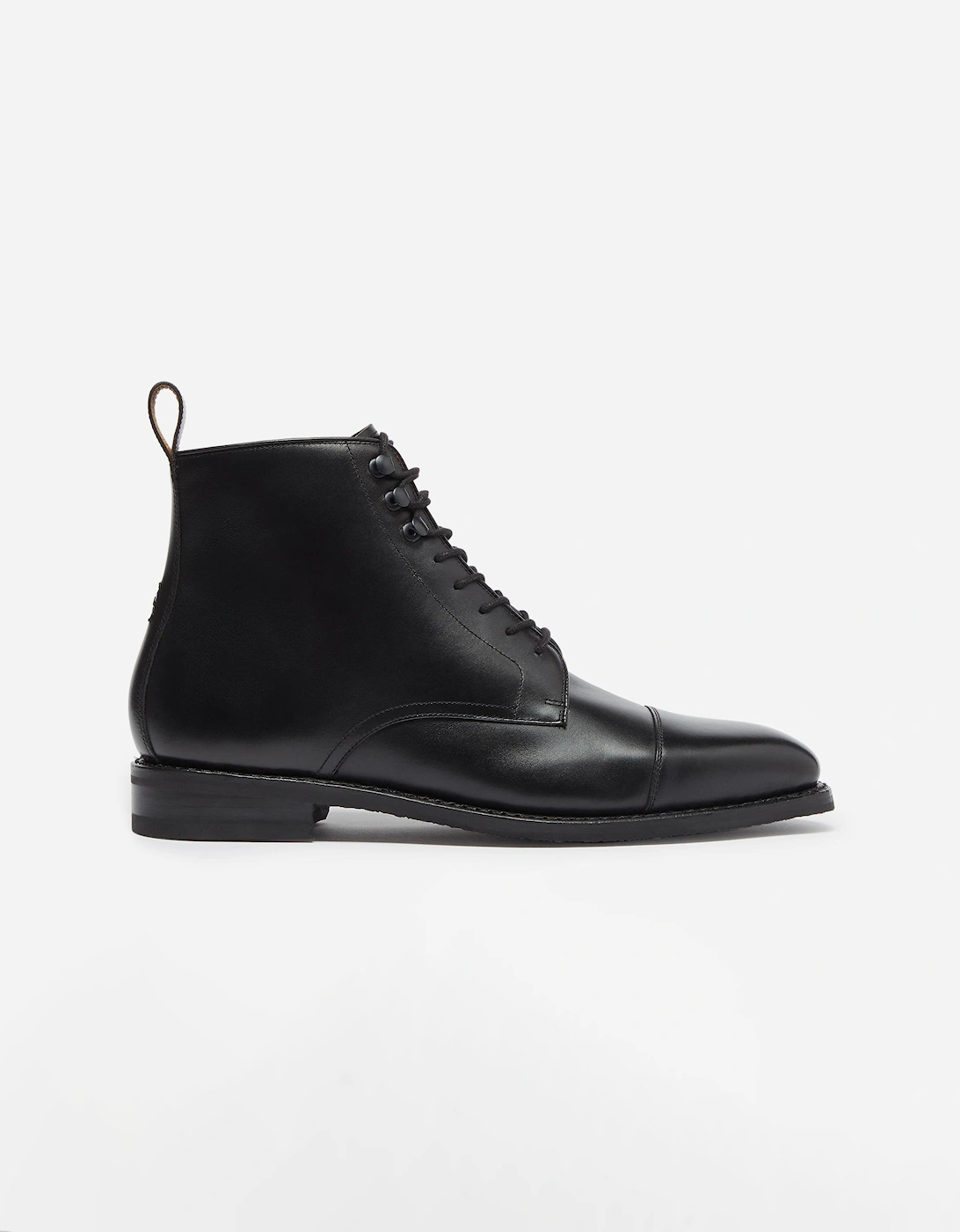 Inglesham Mens Antiqued Calf Leather Boots - Black, 5 of 4