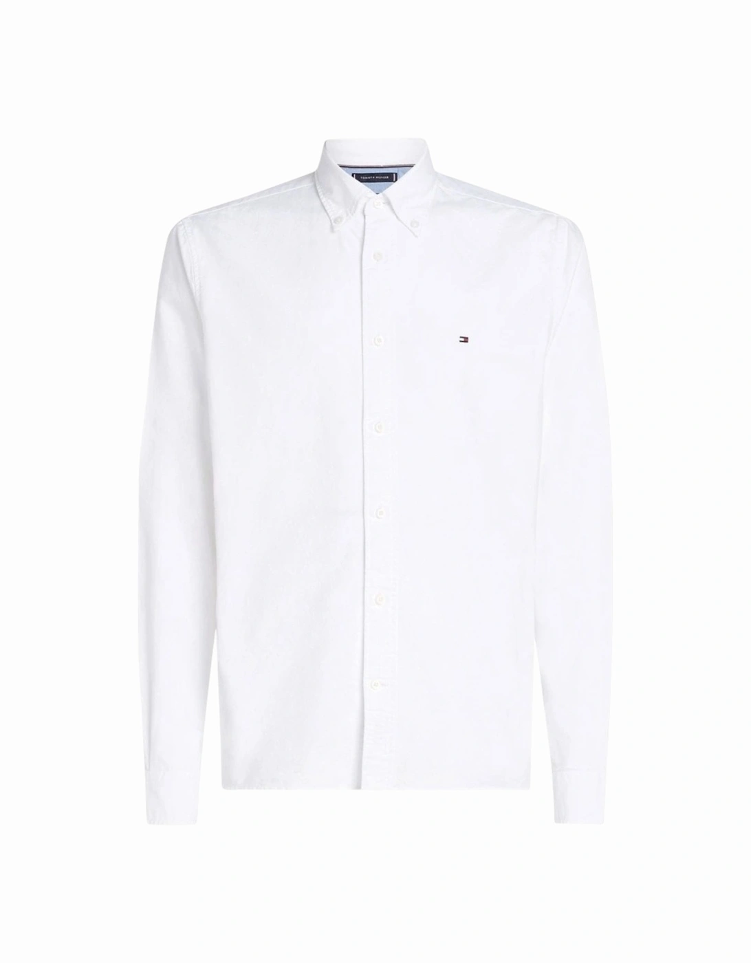 Mens Shirts Slim Fit Oxford Long Sleeve Casual Top
