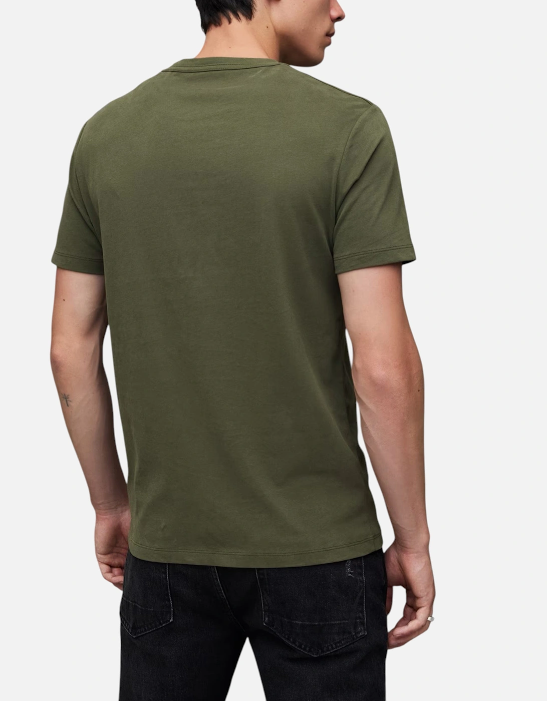 All Saints Mens T Shirts Crew Neck Slim Short Sleeve Casual Summer Cotton Tee