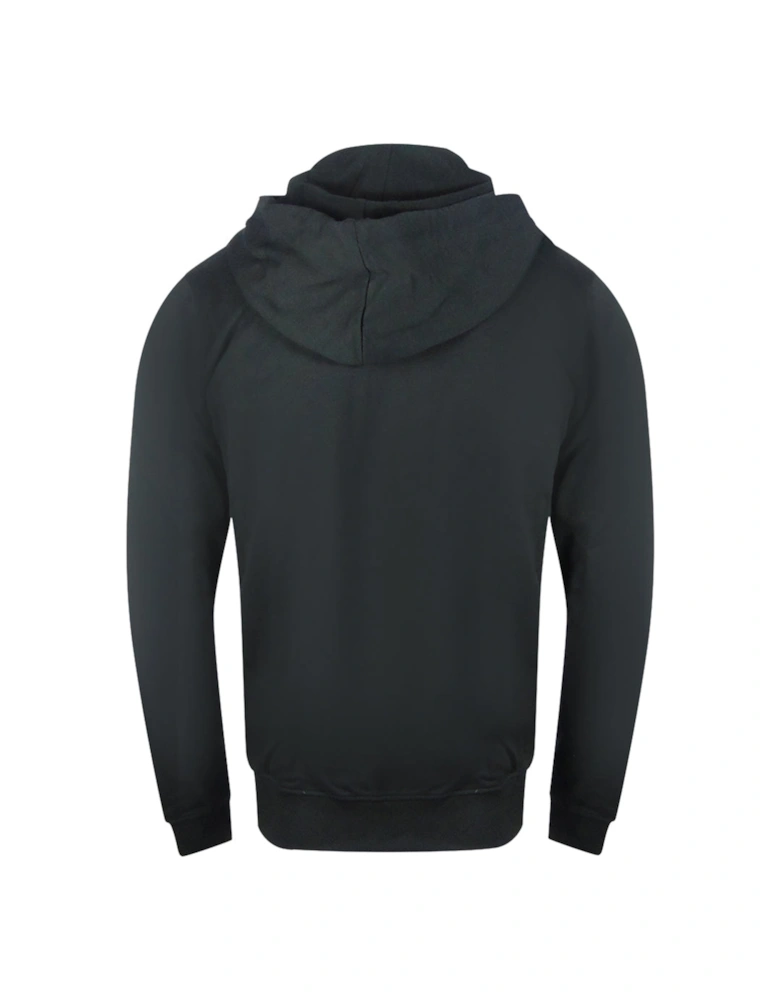 Black Zip-Up Hoodie And Tracksuit Set