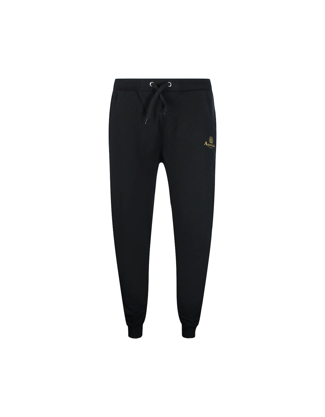 Black Zip-Up Hoodie And Tracksuit Set