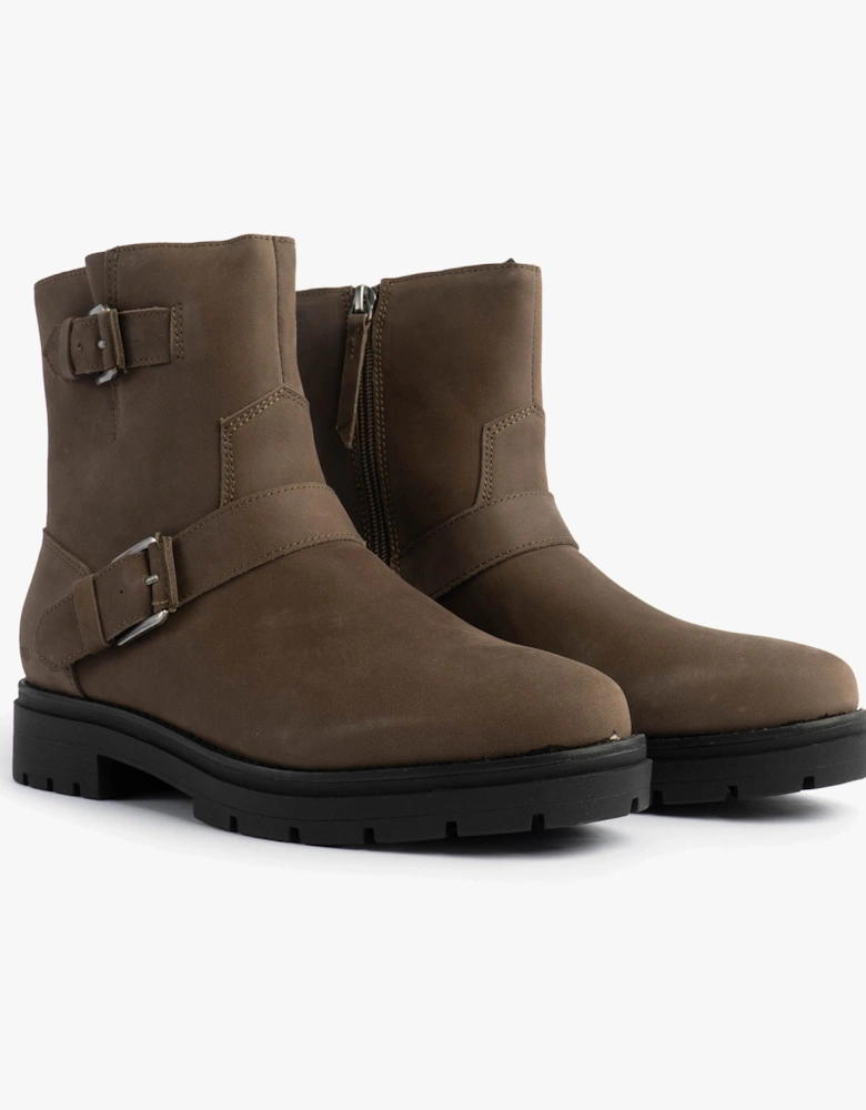 IONIE MOTO Womens Ankle Boots Green