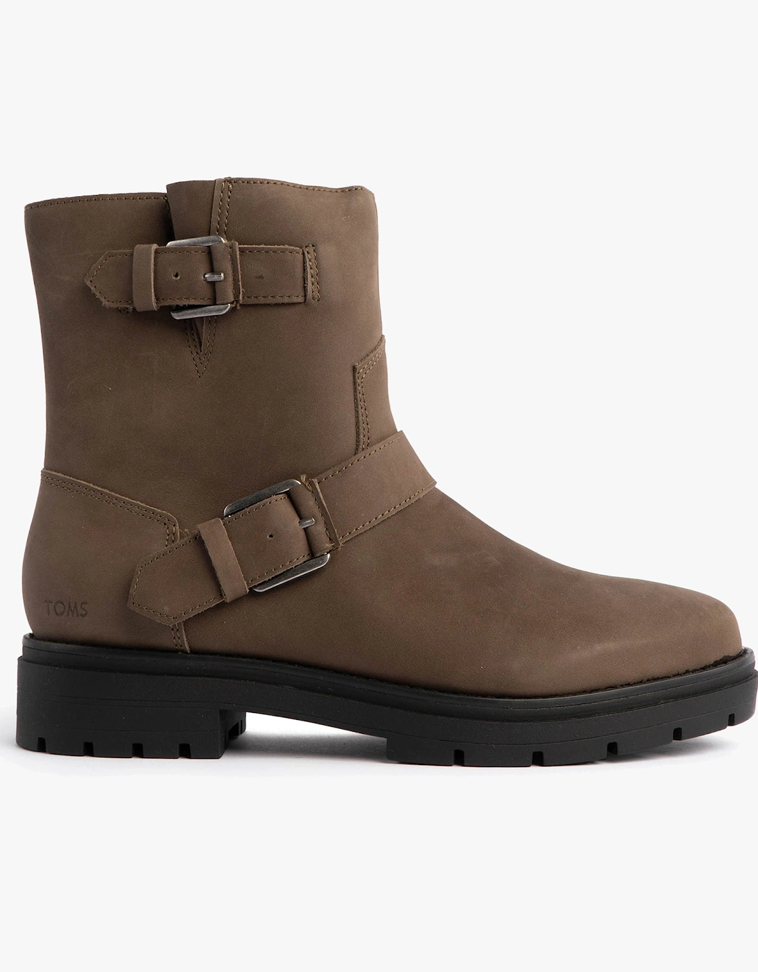 IONIE MOTO Womens Ankle Boots Green, 7 of 6