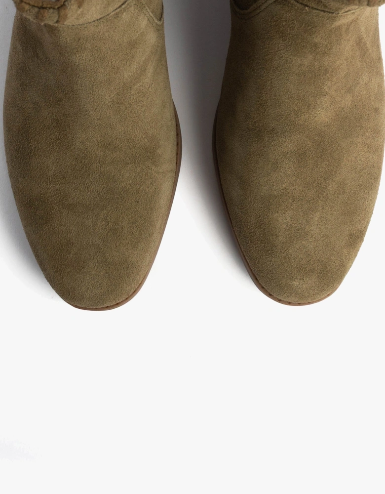 DELILAH Womens Ankle Boots Olive