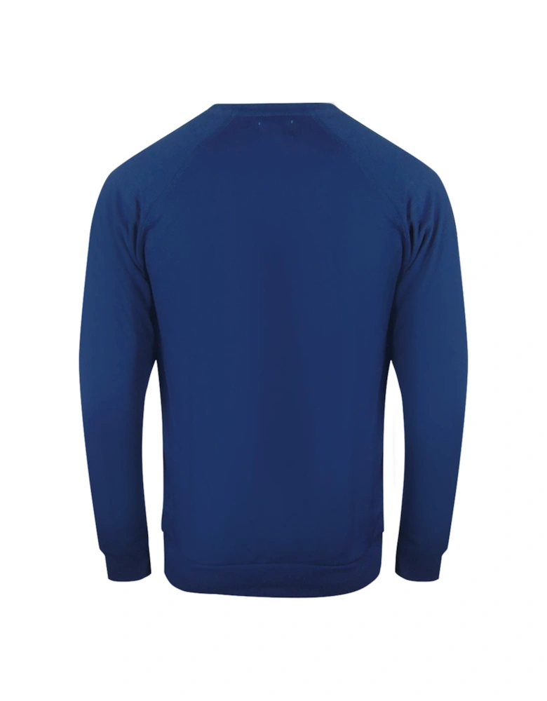 Old School Crewneck Navy Blue Track Pants Set