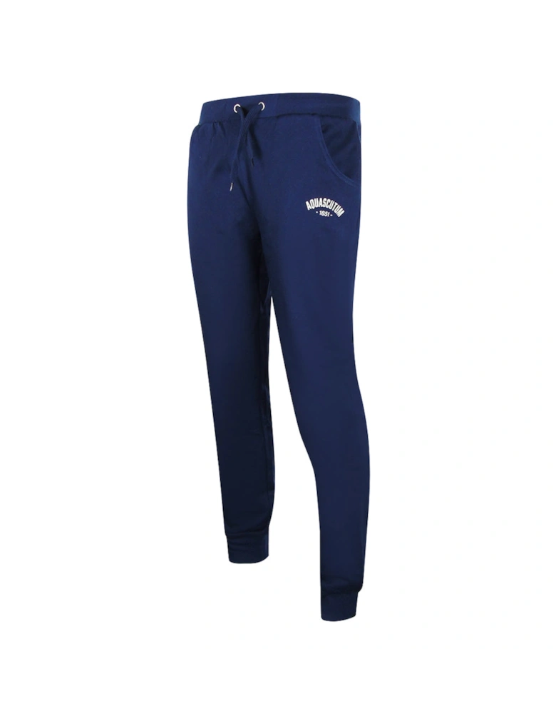 Old School Crewneck Navy Blue Track Pants Set