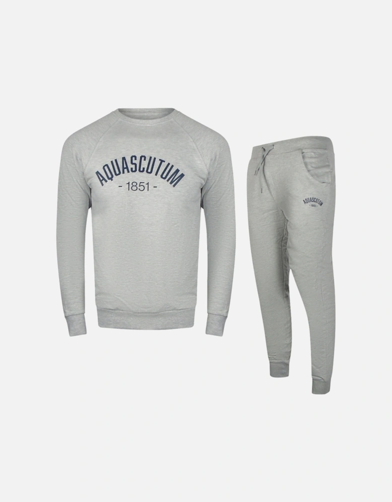 Old School Crewneck Grey Track Pants Set