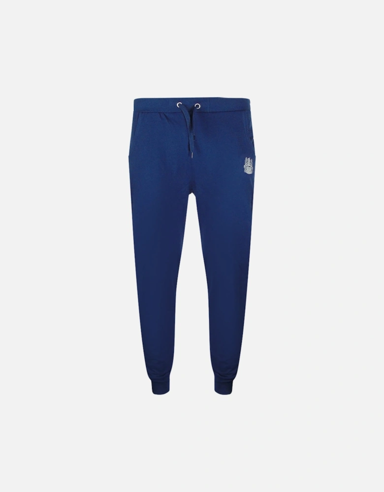 Iconic Crest Navy Blue Crew Neck Tracksuit Set