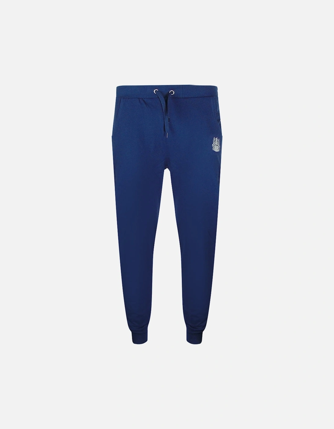 Iconic Crest Navy Blue Crew Neck Tracksuit Set