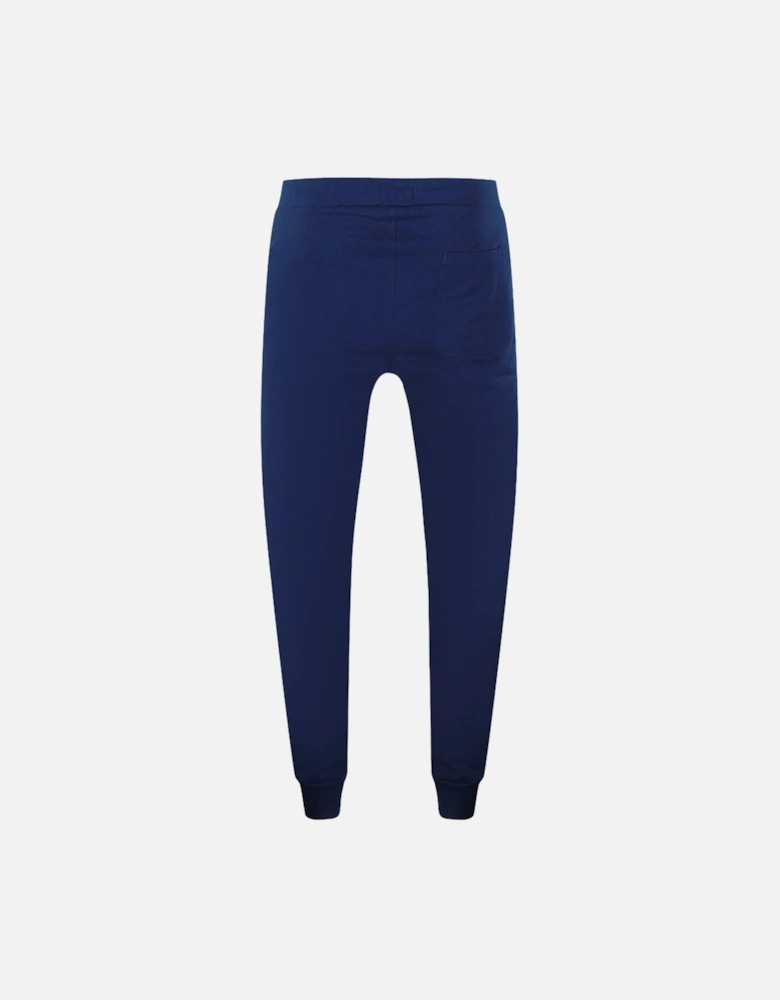 Iconic Crest Navy Blue Crew Neck Tracksuit Set