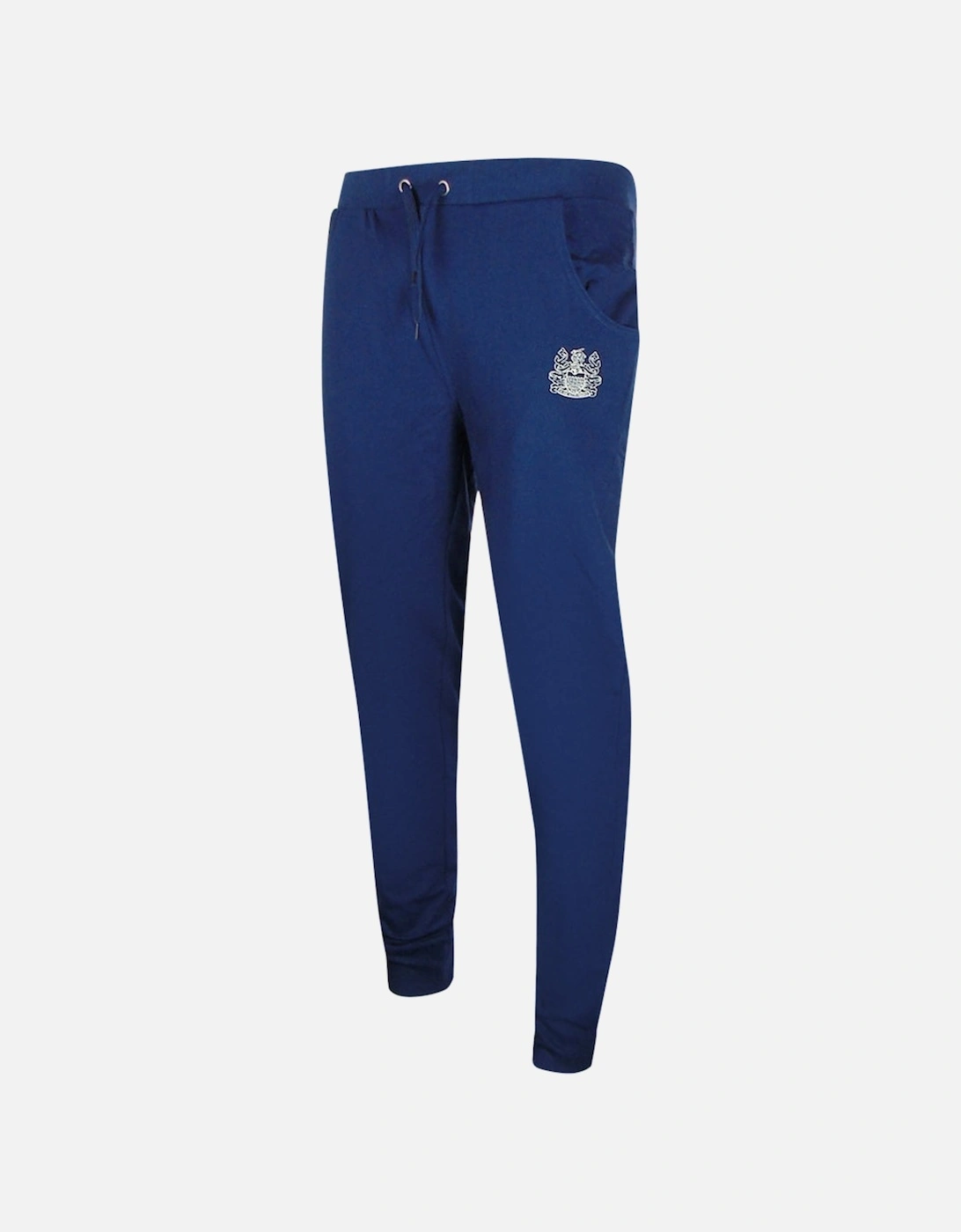 Iconic Crest Navy Blue Crew Neck Tracksuit Set