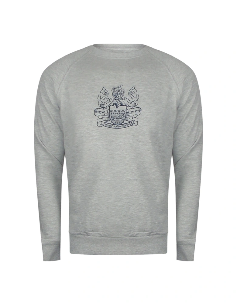 Iconic Crest  Crew Neck Grey Track Set