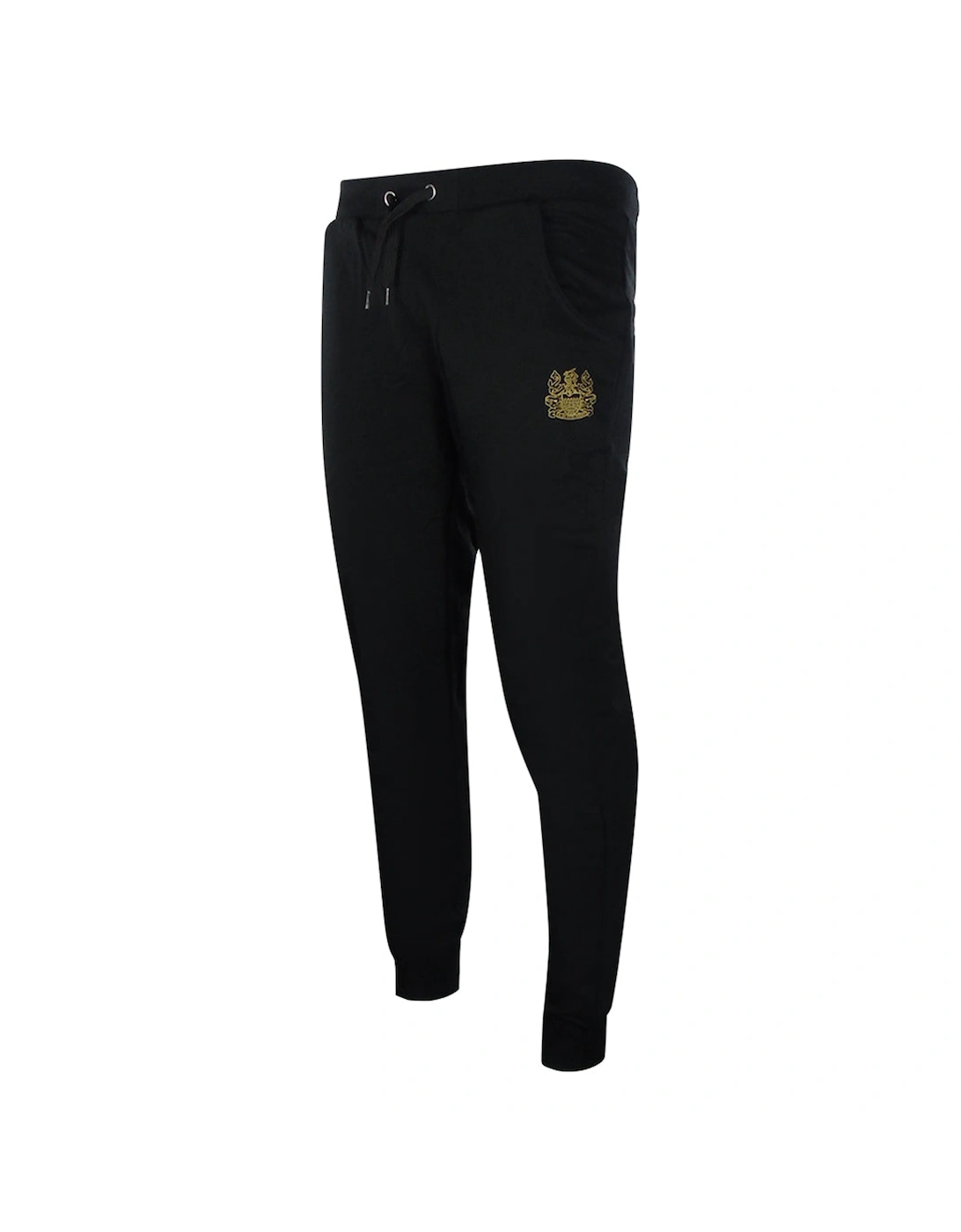 Iconic Crest Black Crewneck Track Set