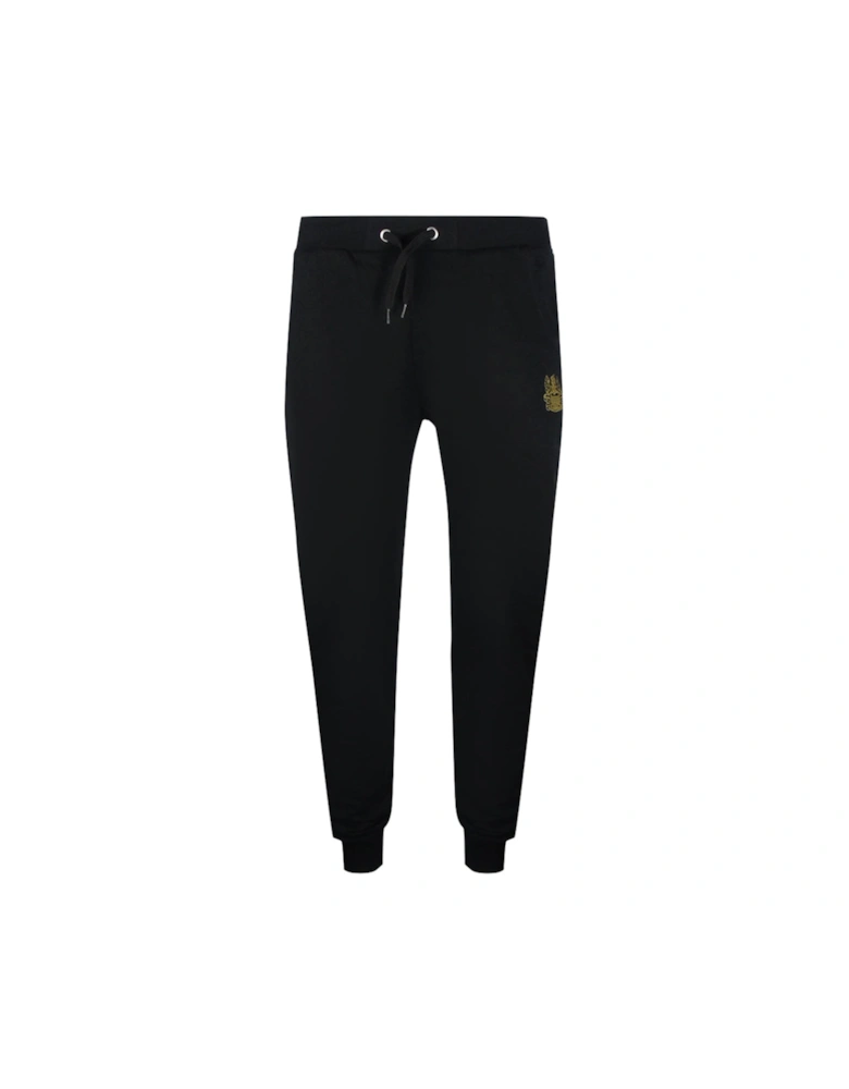 Iconic Crest Black Crewneck Track Set