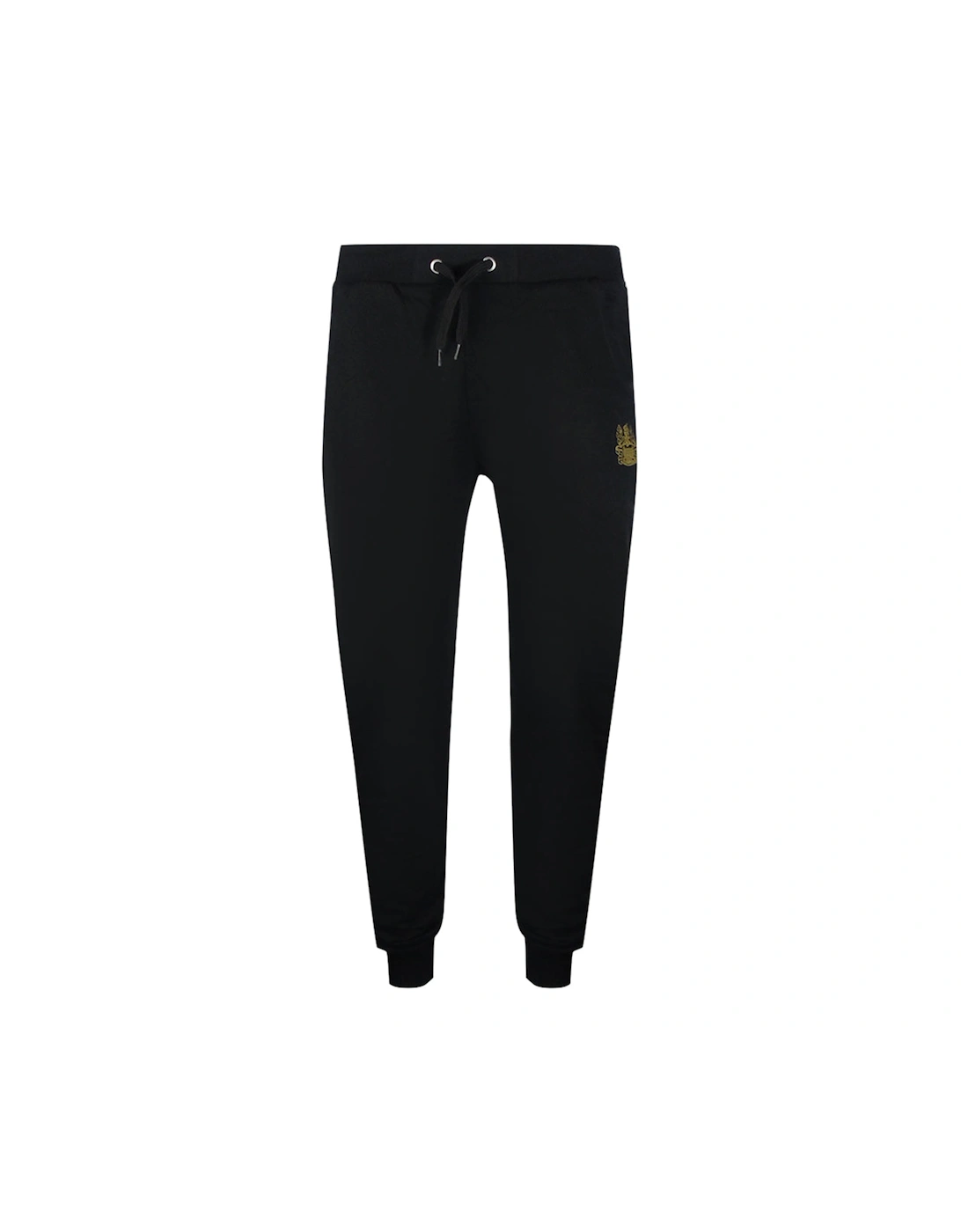 Iconic Crest Black Crewneck Track Set