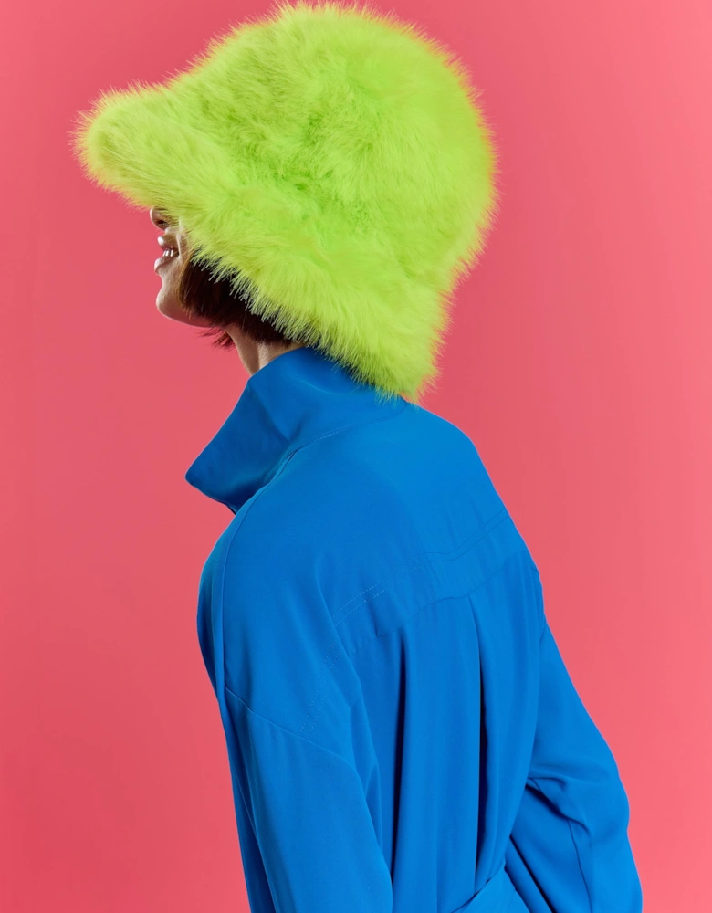 Lime Green Eco Bamboo Bucket Hat