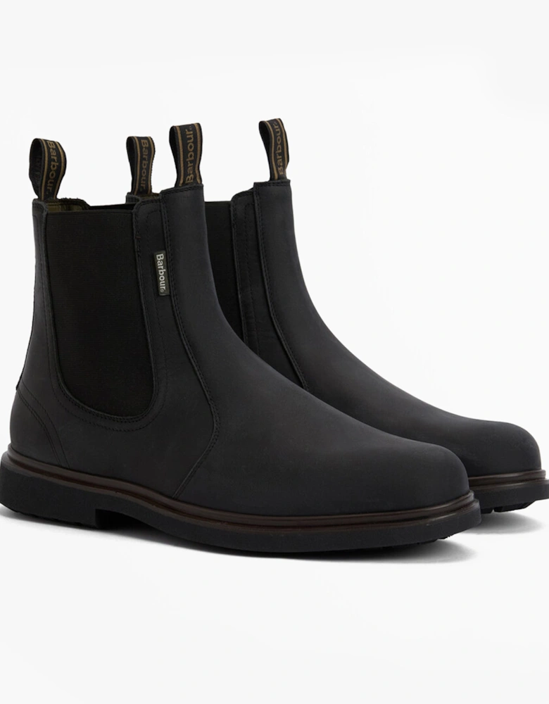 HALE Mens Chelsea Boots Black